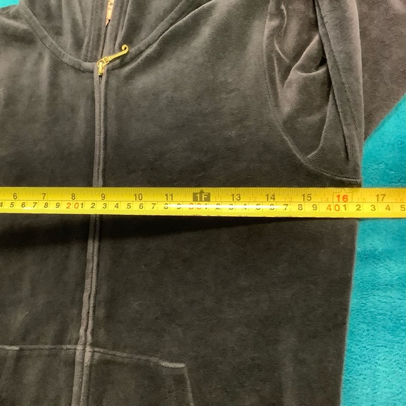 Juicy Couture Navy Blue Velour Tracksuit w/ Back Pockets - Picture 6 of 13